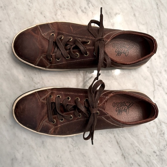 Johnston and Murphy leather sneakers Men’s size 8 - Picture 1 of 5